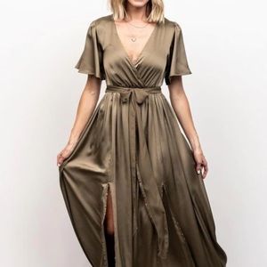 Baltic Born Sicily Satin Maxi Dress